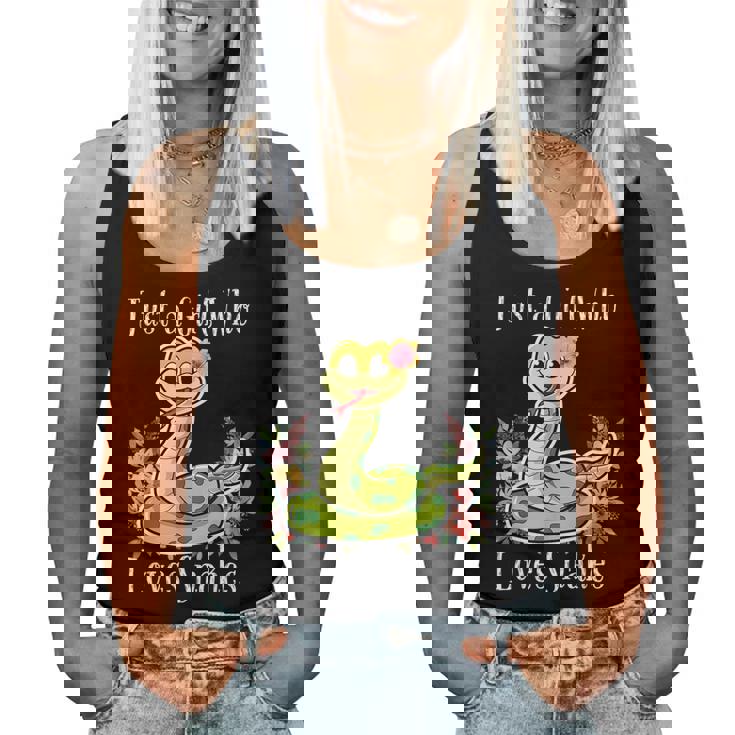 Just A Girl Who Loves Snakes Women Tank Top