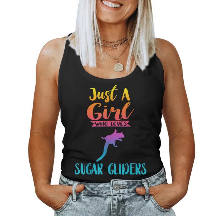 Just A Girl Who Loves Sugar Gliders Sugar Gliders Women Tank Top