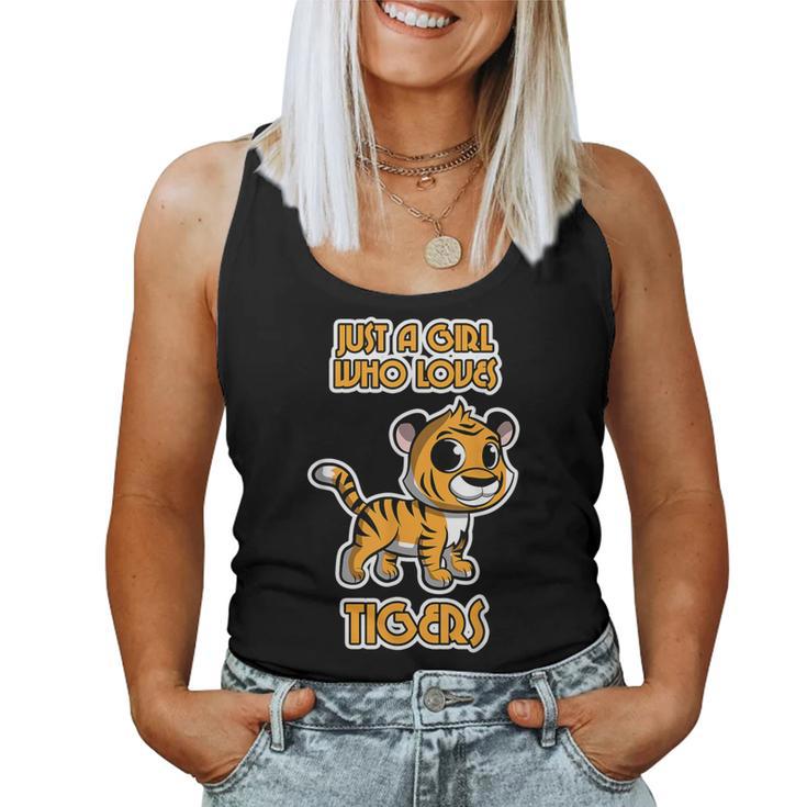 Just A Girl Wo Loves Tigers Tigercat Tiger Women Tank Top