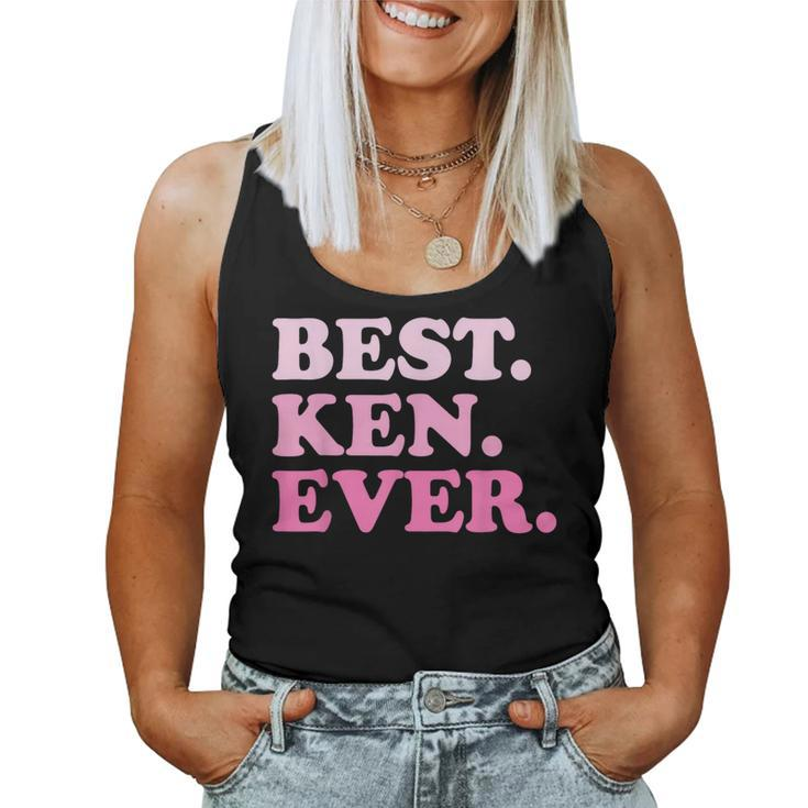 Ken Name Best Ken Ever Vintage Groovy Women Tank Top