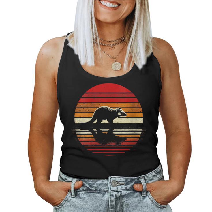 Kinkajou Sunset Retro Style Safari Vintage 70S Women Tank Top