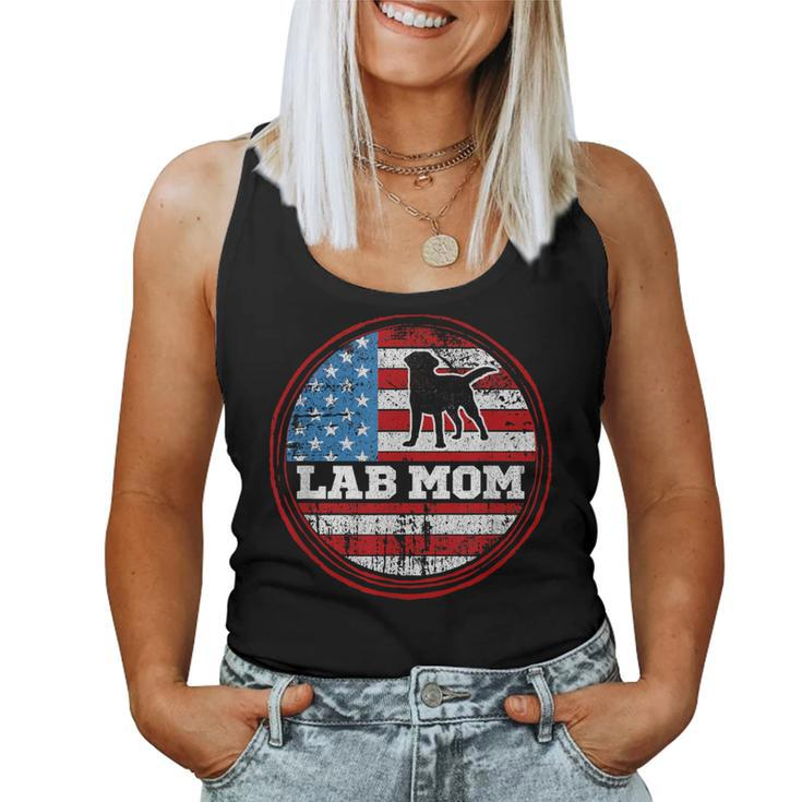 Lab Mom Chocolate Yellow Fox Red Matching Parents Women Tank Top