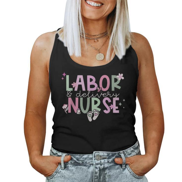 Labor And Delivery Nurse L&D Nurse T Baby Nurse S Retro Women Tank Top