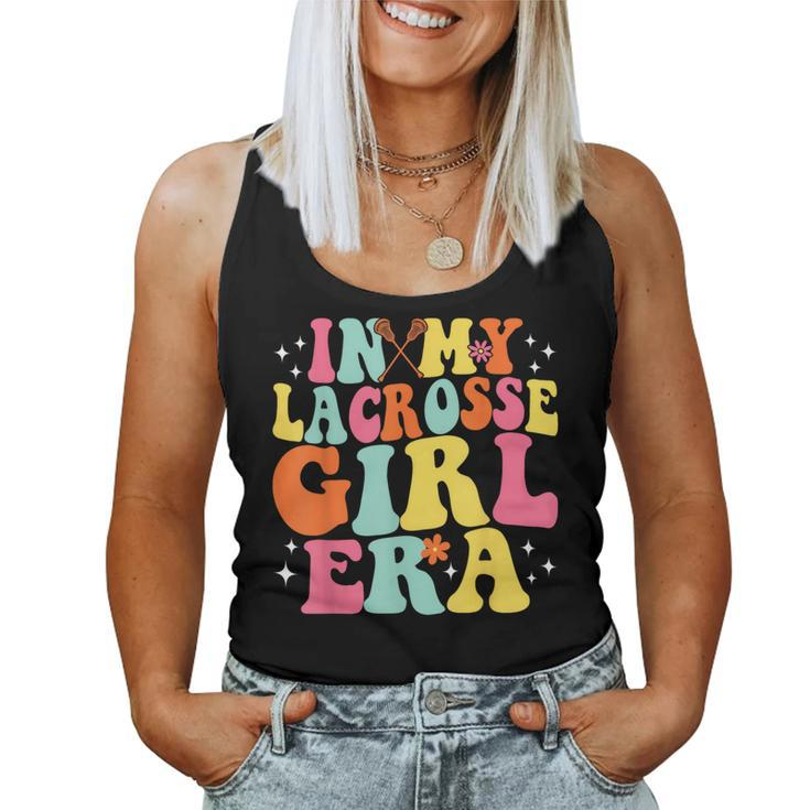 In My Lacrosse Girl Era Retro Game Day Groovy Women Tank Top