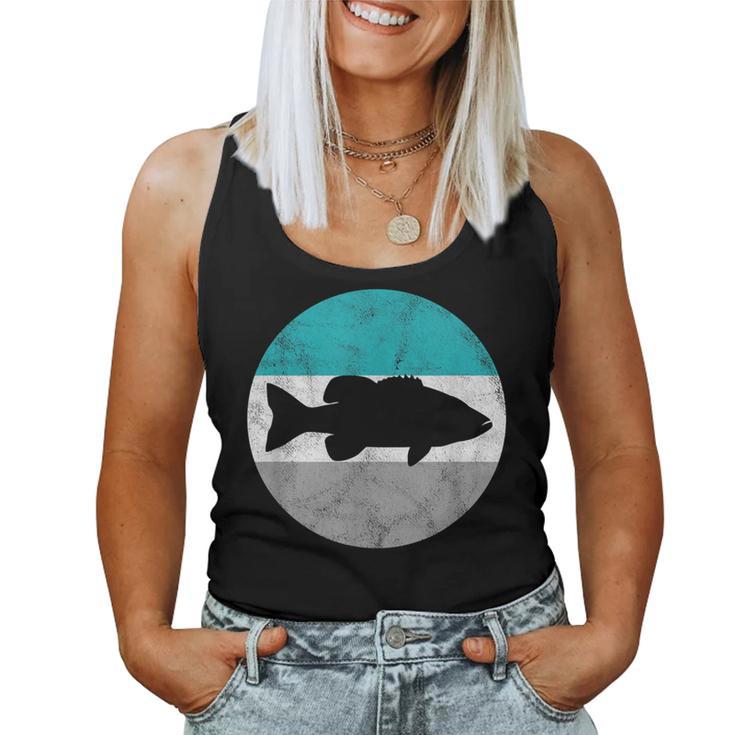 Largemouth Bass Retro Fish For Boys & Girls Women Tank Top