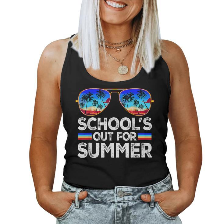Last Day Of School Schools Out For Summer Teacher Boy Women Tank Top