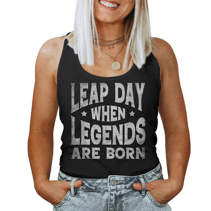 Leap Day February 29 Birthday Leap Year For & Cool Women Tank Top