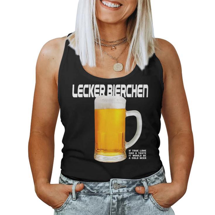 Lecker Bierchen X If True Love Had A Taste Beer Beer Fun Tank Top Frauen