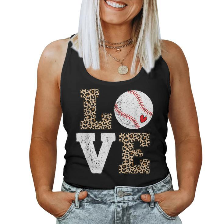 Love Baseball Girls Baseball Lover Women Tank Top
