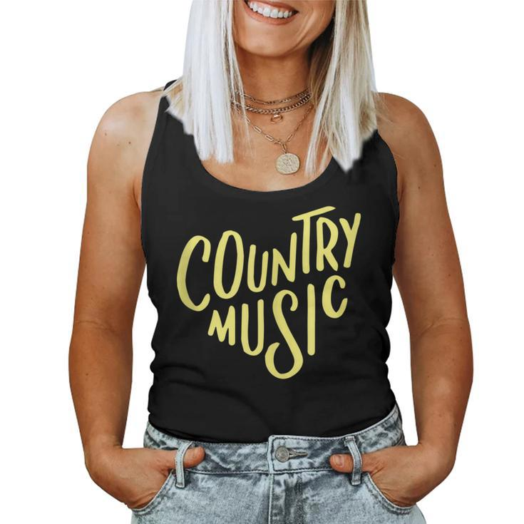 I Love Country Music Boho Music Lovers For Men Women Tank Top