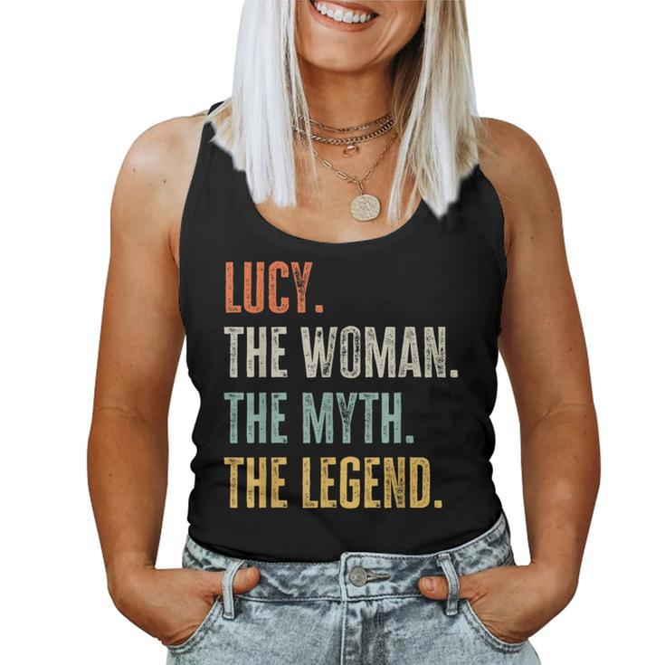 Lucy Woman Myth Legend Best Name Lucy Women Tank Top