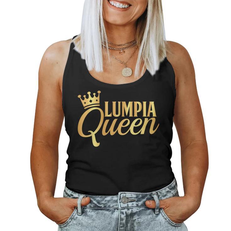 Lumpia Queen Filipino Food Pinoy Pride Girls Women Tank Top