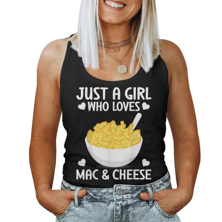 Macaronie & Cheese Girl Who Loves Mac & Cheese Women Tank Top