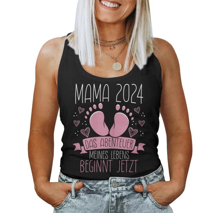 Mama 2024 Werdende Mama Muttertag Beste Mama Tank Top Frauen