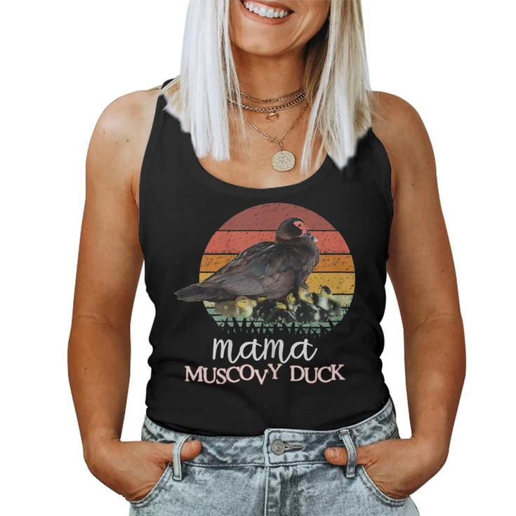 Mama Muscovy Duck Mom Women Tank Top