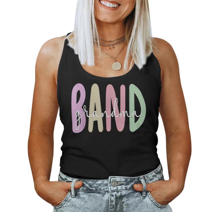 Marching Band Grandma Marching Band Grandmother Women Tank Top