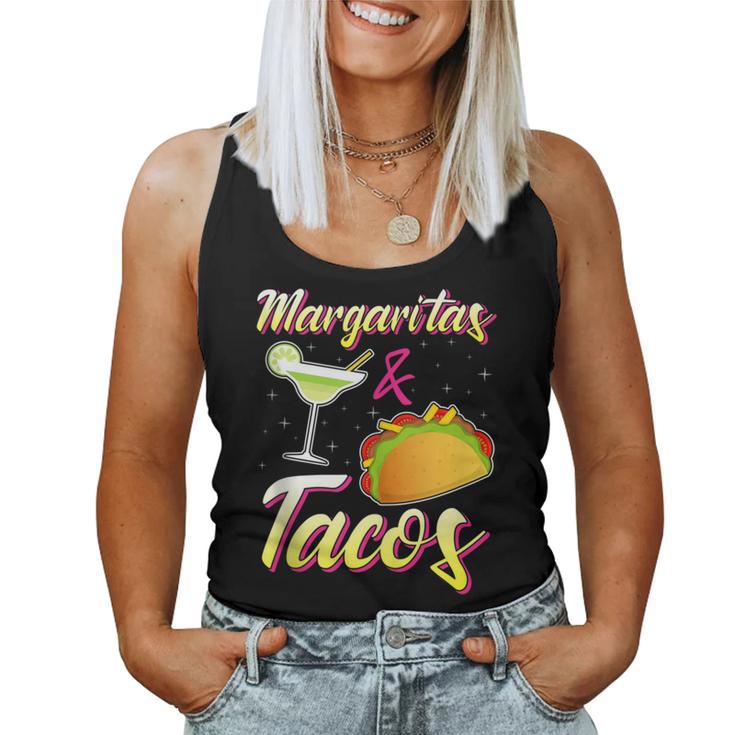 Margaritas & Tacos Are Life Food I Love Taco Tequila Women Tank Top