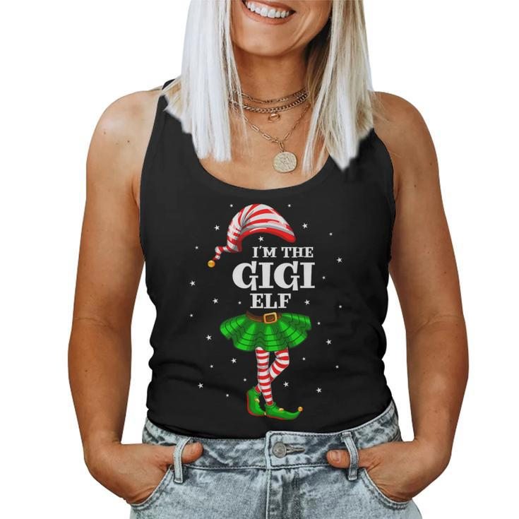 Matching Family Group I'm The Gigi Elf Christmas Women Tank Top