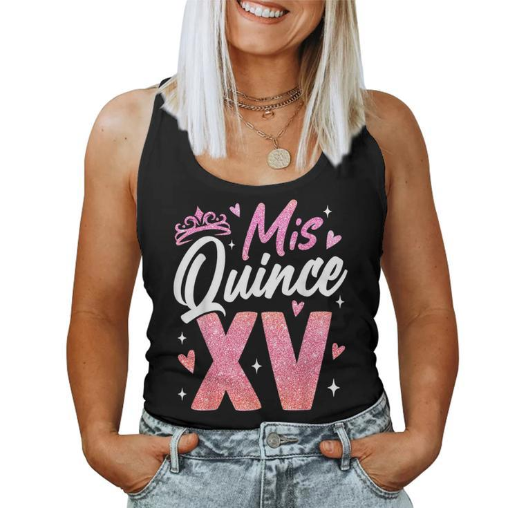 Miss Quince Xv Birthday Girl Family Party Decorations Women Tank Top