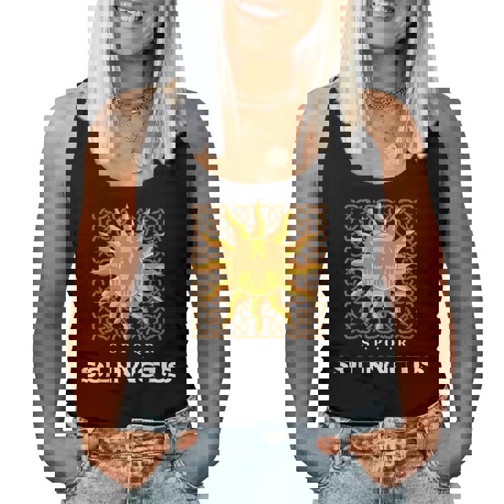 Mitología Romana Antigua Sol Invictus Águila Romana Spqr Camiseta sin mangas para mujer