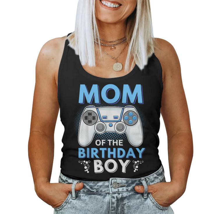 Mom Of The Birthday Boy Matching Video Gamer Birthday Women Tank Top