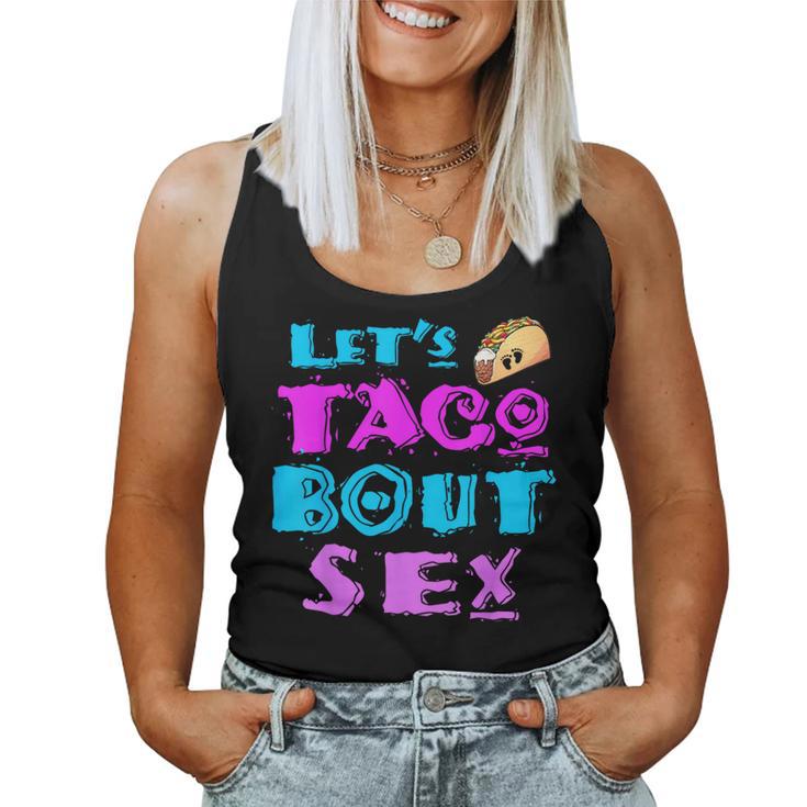 Mom And Dad Let's Taco Bout Sex Gender Reveal Women Tank Top