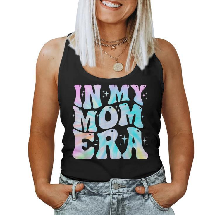 In My Mom Era With Groovy Graphic Cute Mom Women Tank Top