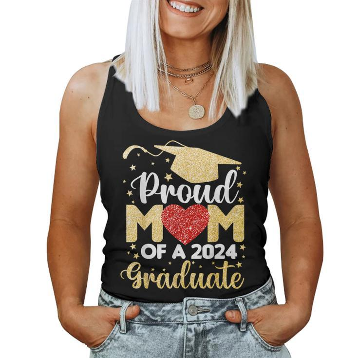 Mom Senior 2024 Proud Mom Of A Class Of 2024 Graduation Women Tank Top