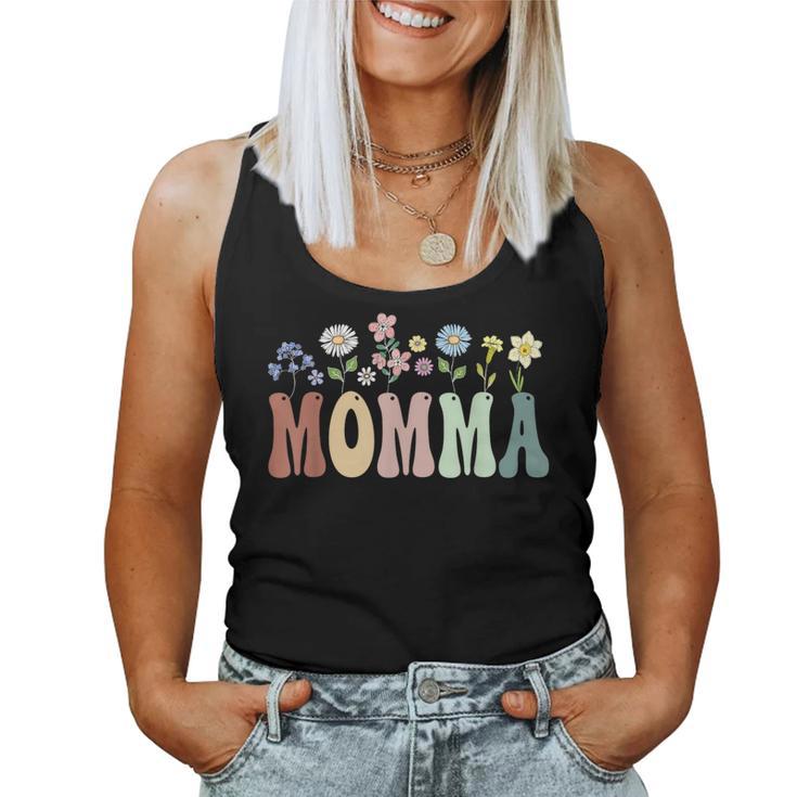 Momma Wildflower Floral Momma Women Tank Top