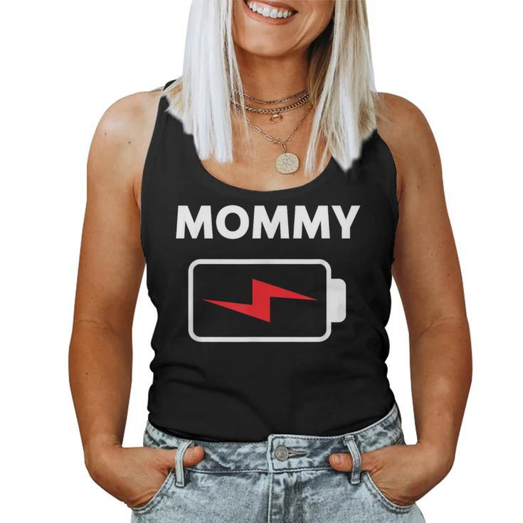 Mommy Battery Low Family Matching Women Tank Top