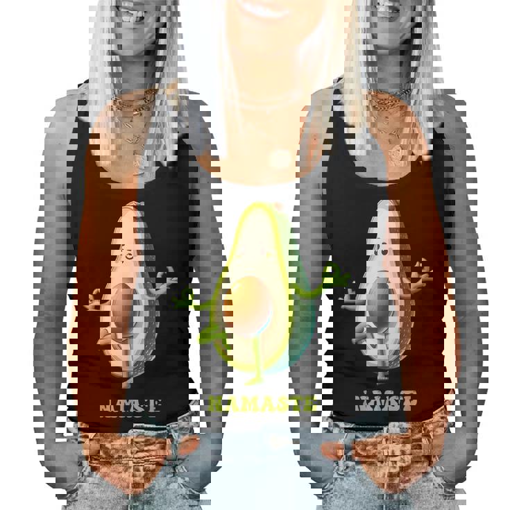 Motif Avocat Namaste Pose De Yoga Amusante Pour Homme Et Women Tank Top