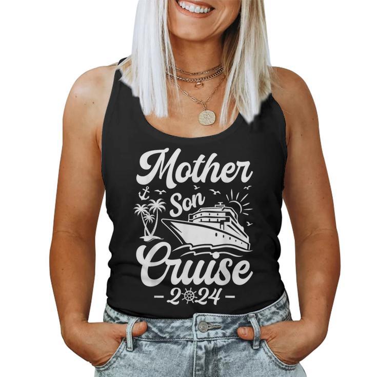 Mutter Sohn Kreuzfahrt 2024 Familie Mama Sohn Passende Urlaubsreise Tank Top Frauen