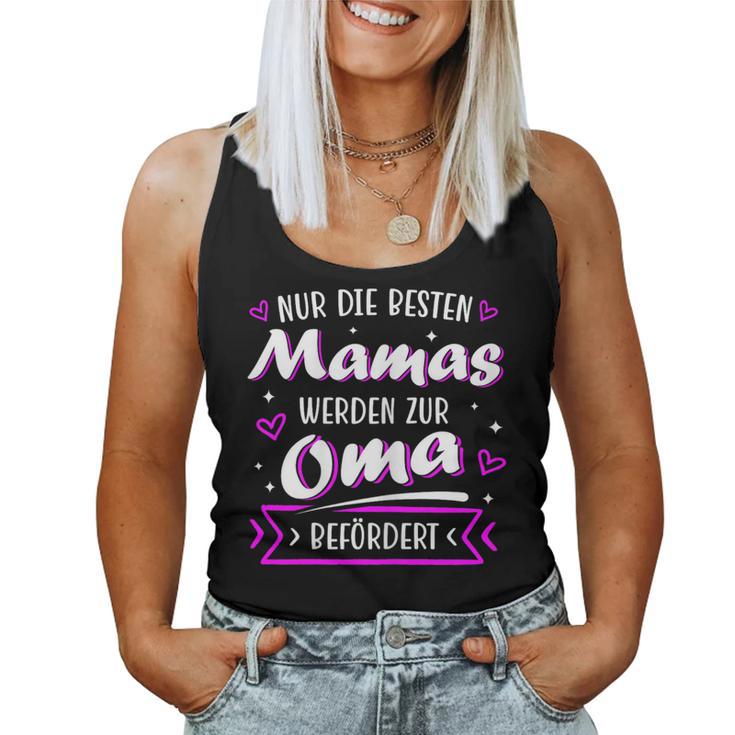 Muttertag Mama Schwangerschaft Ankündigung Du Wirst Oma Tank Top Frauen