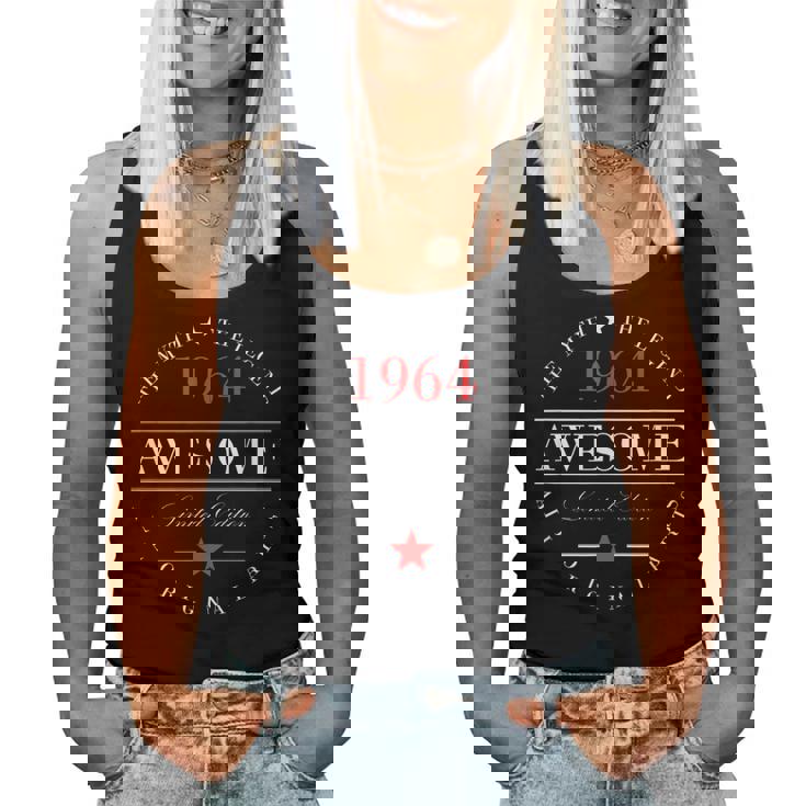 Myth Legend 1964 60 Year Old Bday 60Th Birthday Women Tank Top