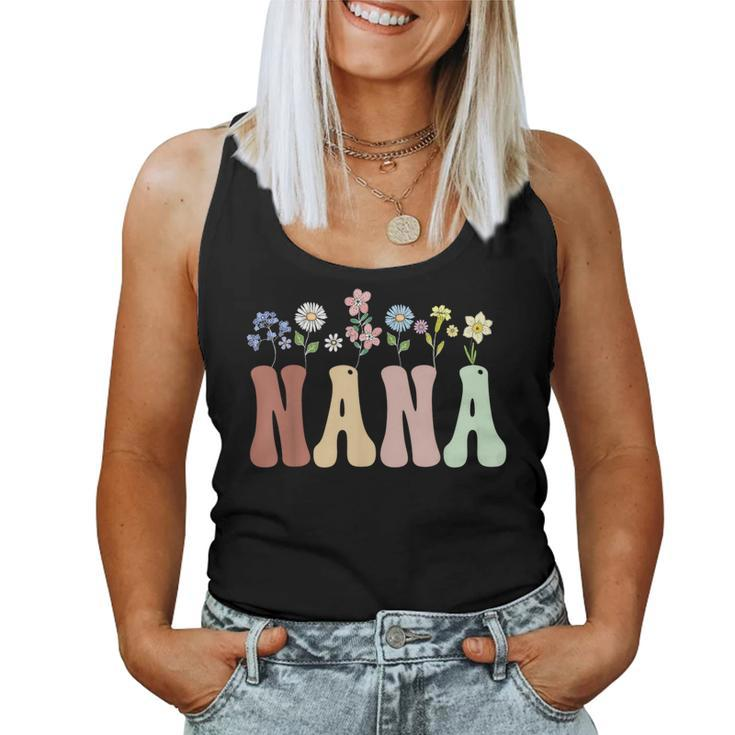 Nana Wildflower Floral Nana Women Tank Top