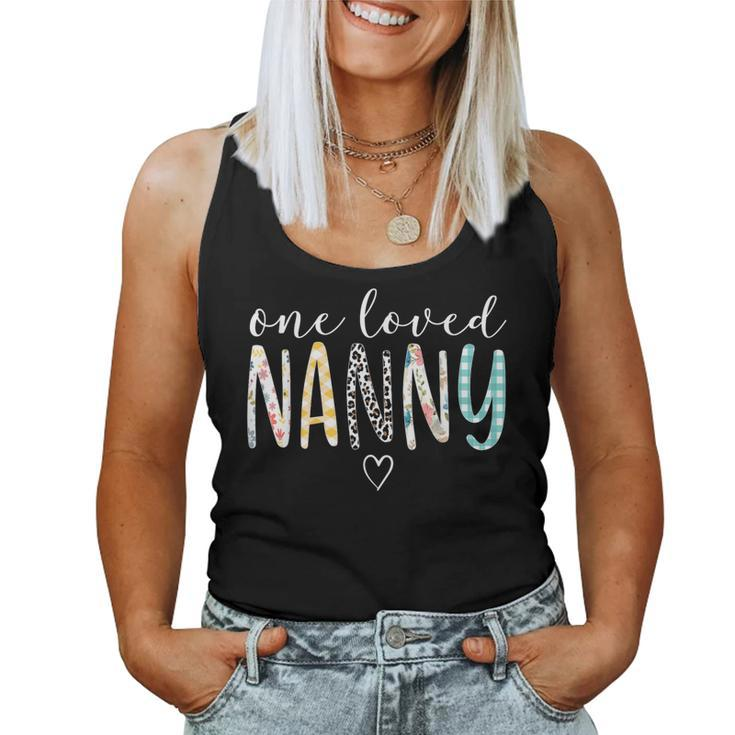 Nanny One Loved Nanny Mother's Day Women Tank Top