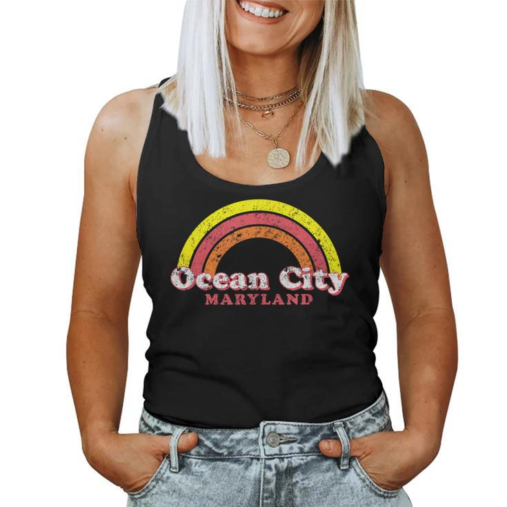 Ocean City Maryland T Oc Md 70S Rainbow Women Tank Top