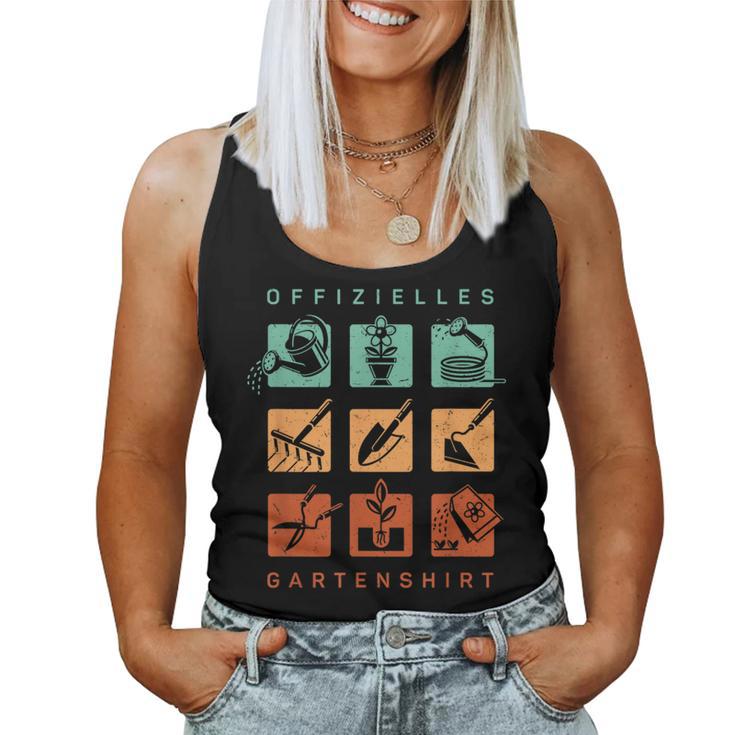 Offizielles Garten- Gärtner Mama Papa Hobbygärtner Tank Top Frauen