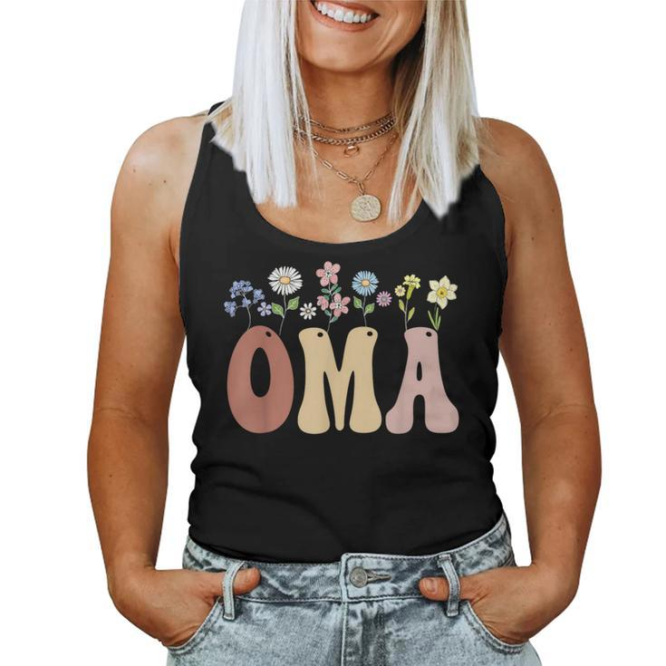 Oma Wildflower Floral Oma Women Tank Top
