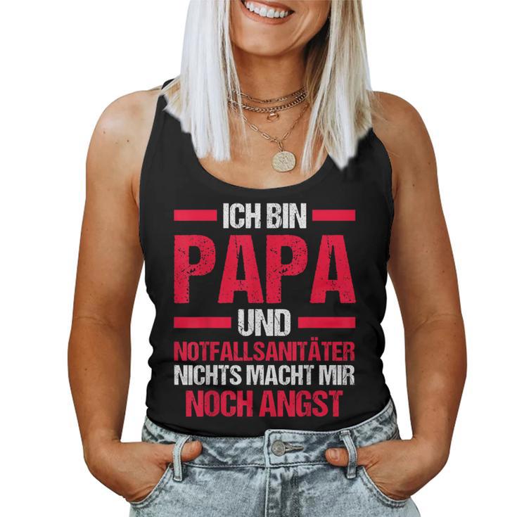 Papa Und Notfallsanitäter Notfallsanitäter Papa Tank Top Frauen