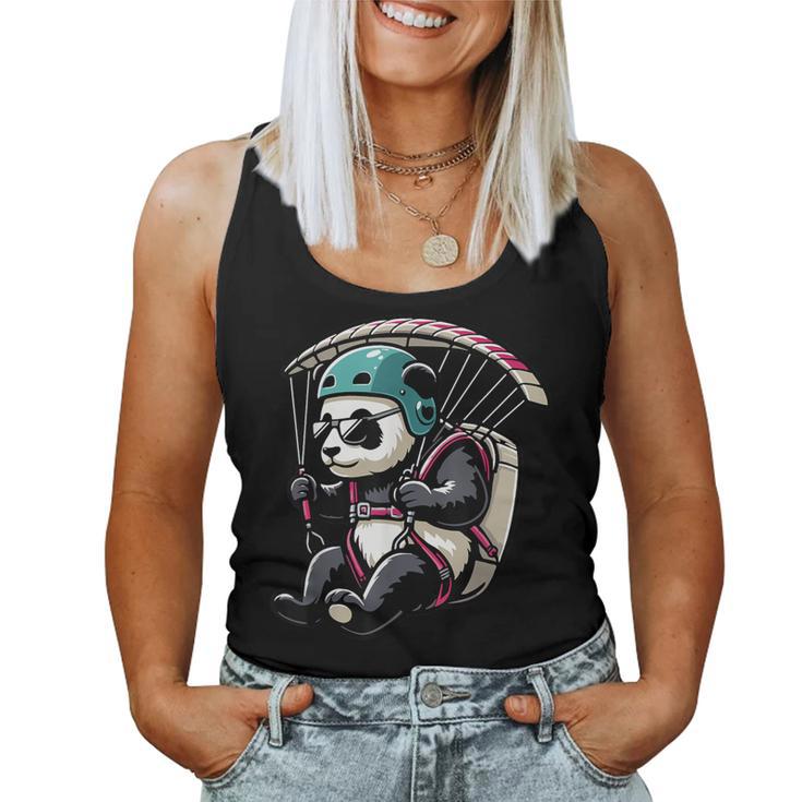 Paragleiten Panda Gleitschirm Tank Top Frauen