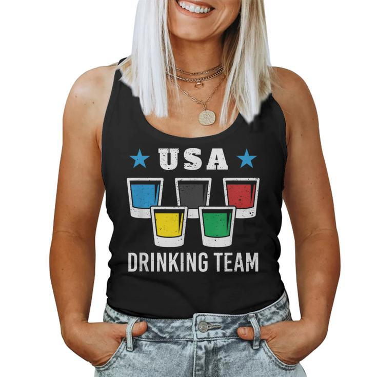 Patriot Olympic Usa Drinking Team Beer Women Tank Top