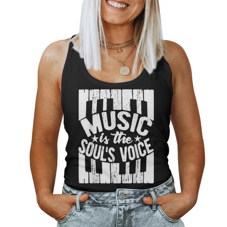 Pianist Piano Player For Soul Music Dad Mom Women Tank Top