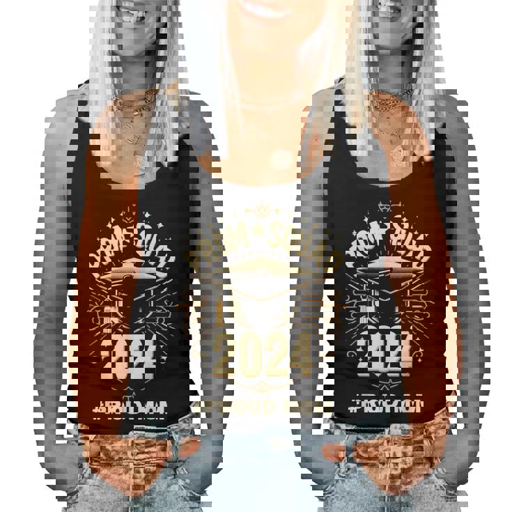 Prom Squad 2024 Graduate Prom Class Of 2024 Proud Mom Women Tank Top