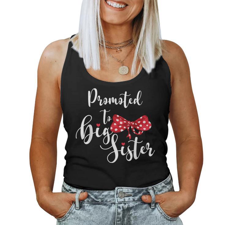 Promoted To Big Sister Sister To Be Mom Camiseta sin mangas para mujer