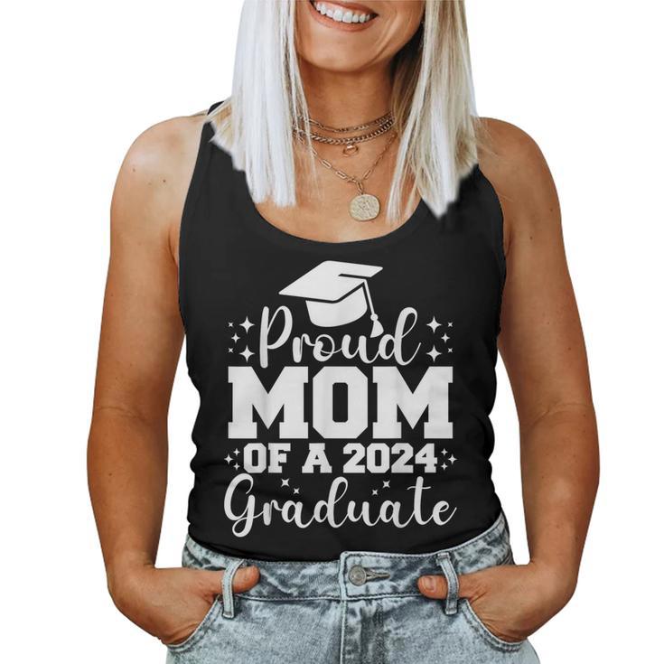 Proud Mom Of A 2024 Graduate Graduation Family 2024 Women Tank Top