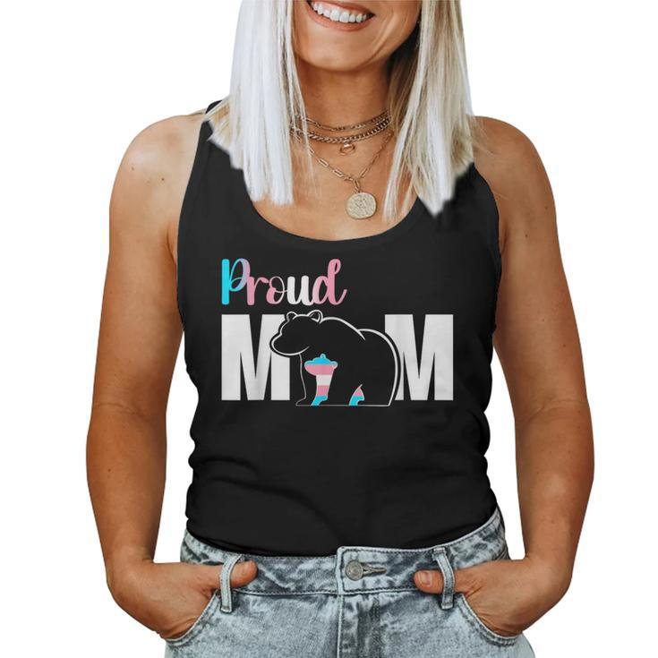 Proud Mom Mother's Day Transgender Lgbt Mama Bear Hug Love Women Tank Top