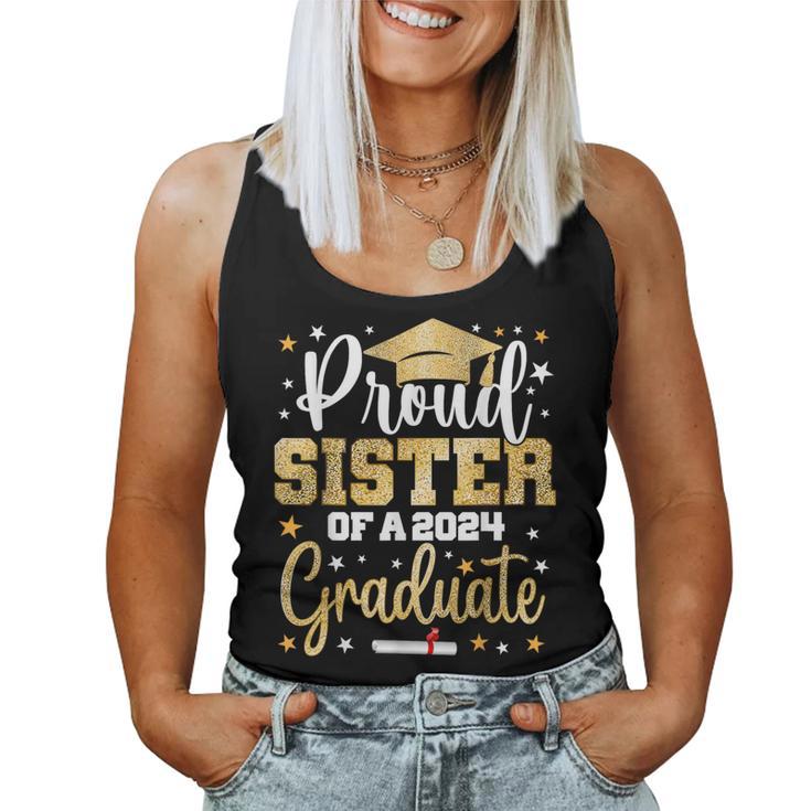 Proud Sister Of A 2024 Graduate Class Senior Graduation Women Tank Top