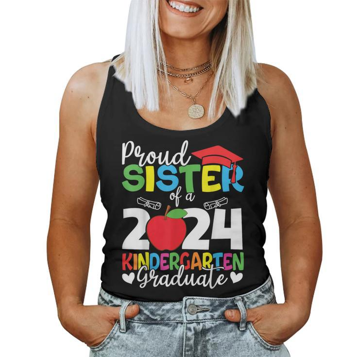Proud Sister Of A 2024 Kindergarten Graduate Graduation Women Tank Top