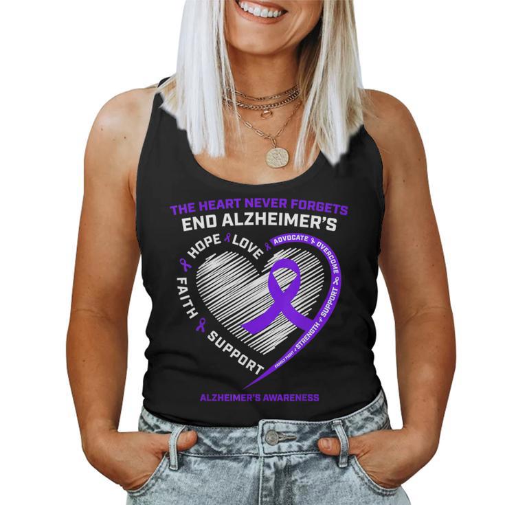 Purple End Alzheimers Awareness Frauen Männer Kinder Mama Papa Tank Top Frauen